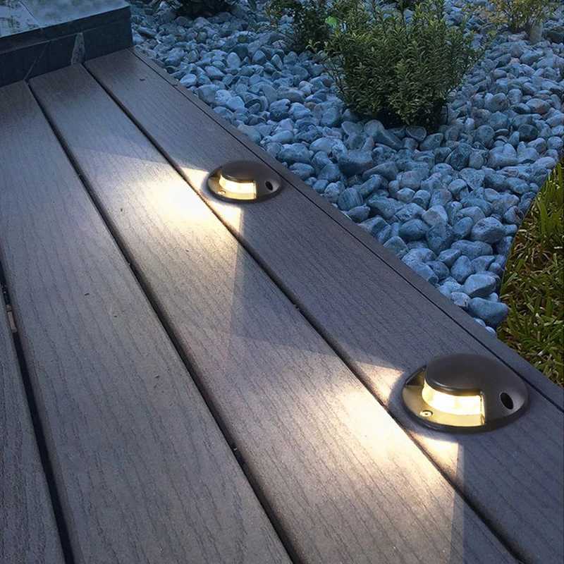 Outdoor Waterproof Footer Light Patio Garden Wall Corner Lighting Trail light Surface mounted Ground light Walkway lightM251127