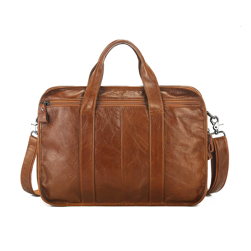 Mens Business Travel Mens Messenger Bag Mens Handbag Mens Large A4 Office Leather Shoulder Bag Notebook Bag 240902