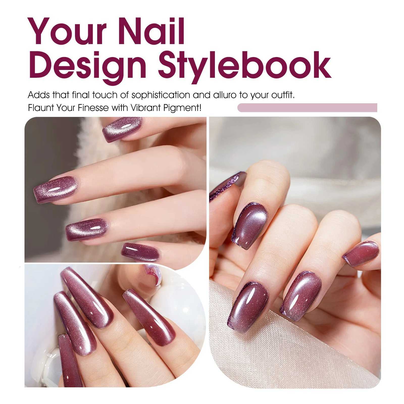 8047 CANNI Cat Eye Gel Nail Polish TPO/Hema Free Soak Off UV LED Gel Varnish Super Glossy Glitter Diamond Semi Permanent 9MLT251127