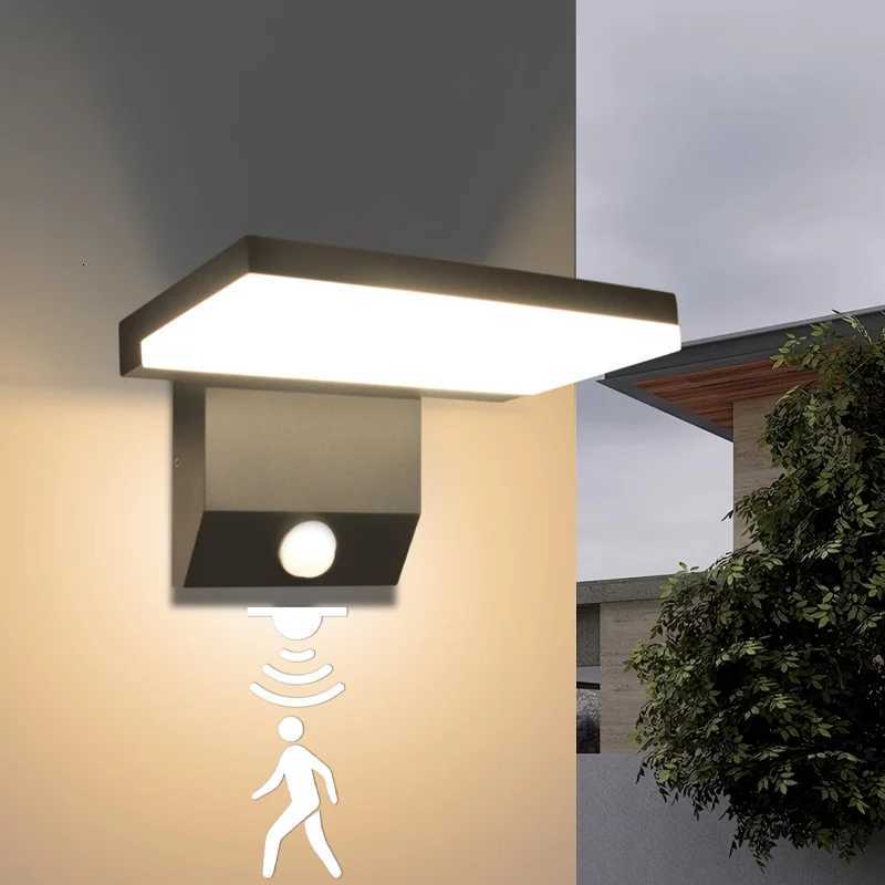 Modern Outdoor Wall Lamp LED waterproof IP65 Sensor Wall lights Garden Courtyard Balcony Corridor Porch Bedroom Indoor LampsM251127