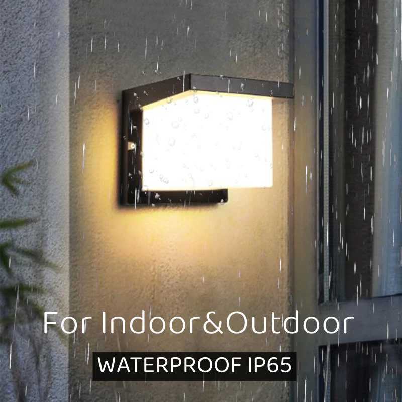 E27 Outdoor LED Wall Lamp 15W/25W Waterproof IP65 Aluminum Sconce Garden Courtyard Home Decor Wall Mount Street Lighting FixtureM251127