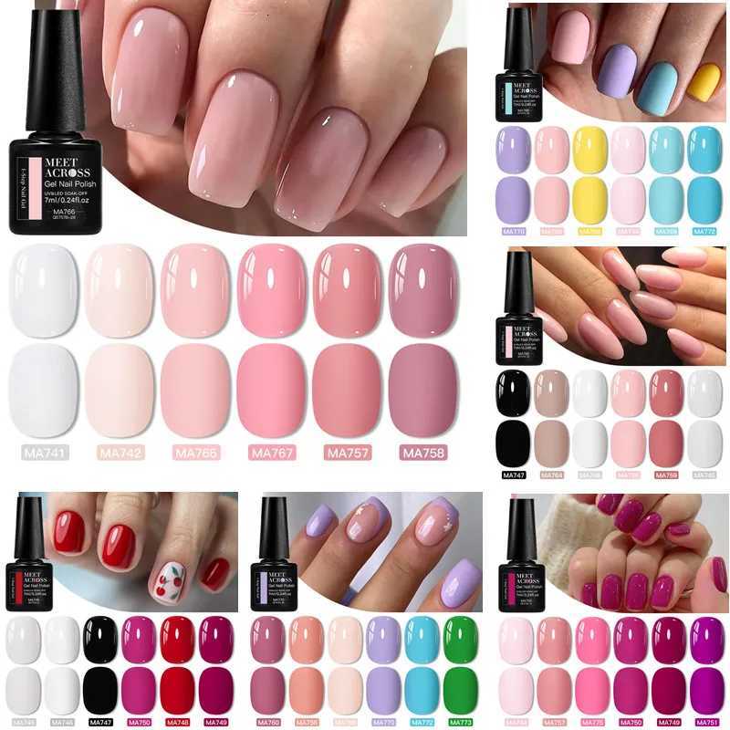 6pcs 1-step Gel Polish Set 3 IN 1 Gel Nail Polish Soak Off LED UV Gel Nail Varnishes No Need Base Top Coat Gel Nail Supplies DIYT251127