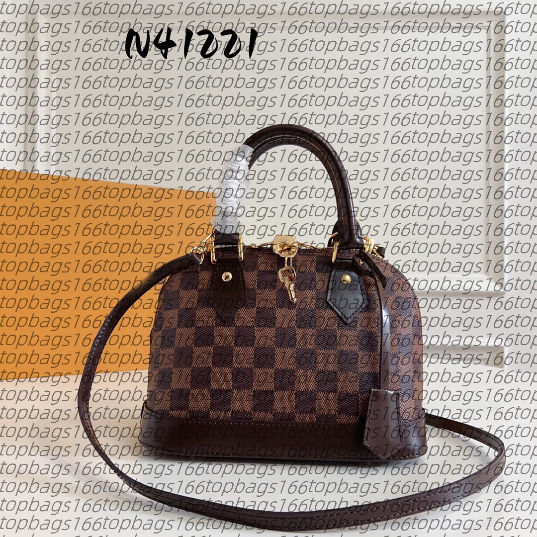 High quality New almas bb Womens crossbody shoulder bag Original designer handbag mirror quality leather chain bag embossing tote shell bag expensive wallet 0266