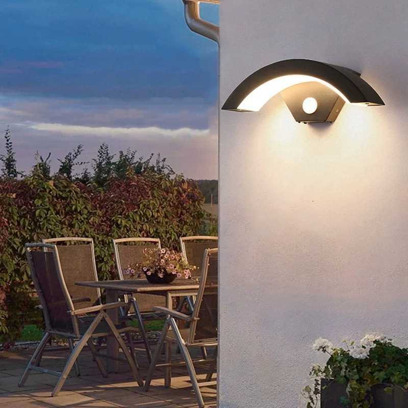 2PCS Outdoor Lights LED Motion Sensor 18W 24W IP66 Waterproof Wall Lamps Entrance Porch Garden Courtyard Aisle Street lightingM251127