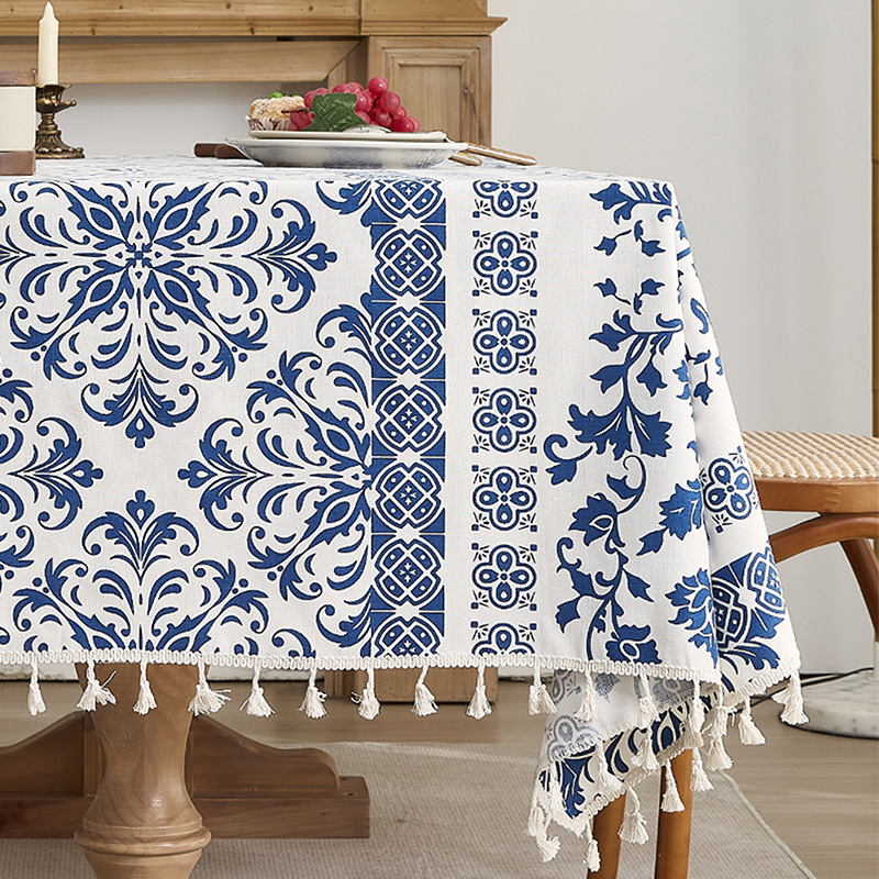 Tablecloth decoration, dustproof and heat-insulating, home dining tablecloth, coffee table cloth. L3TJ01
