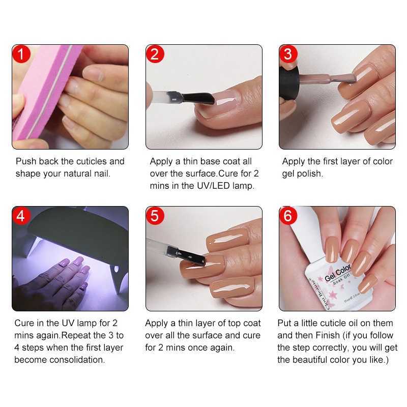 Clou Beaute 15ml Gel Nail Polish HEMA/TPO Free Vernis Semi Permanent UV LED Gel Nail Art No-Wipe Top Coat Manicure Gel PolishT251127