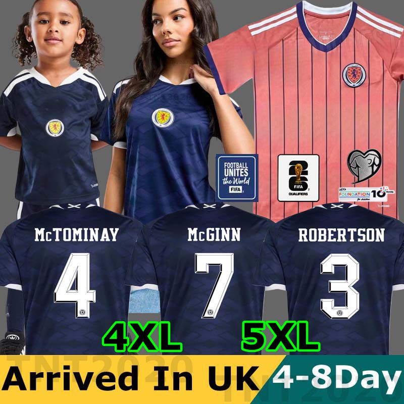 2026 scotland football shirt Soccer Jerseys ROBERTSON McGINN McTominay McGREGOR SHANKLAND MCGREGOR Home maillot TIERNEY men kids kits sets unifrom Training