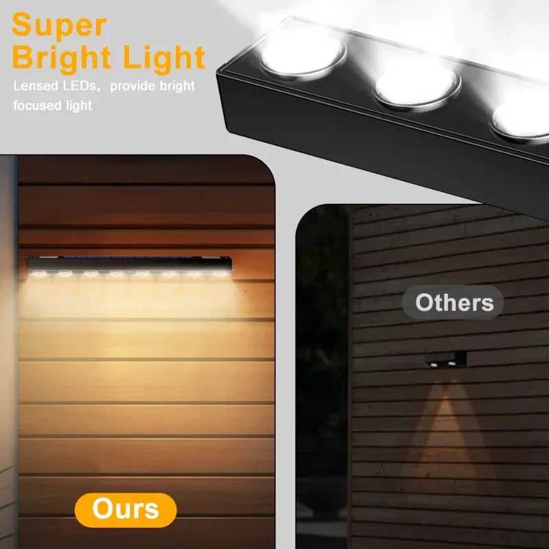 1/2/4/8Pcs Outdoor LED Solar Wall Sign Light Garden Landscape Light 4/8 LED Waterproof Bright Solar Address Lights Yard StreetM251127