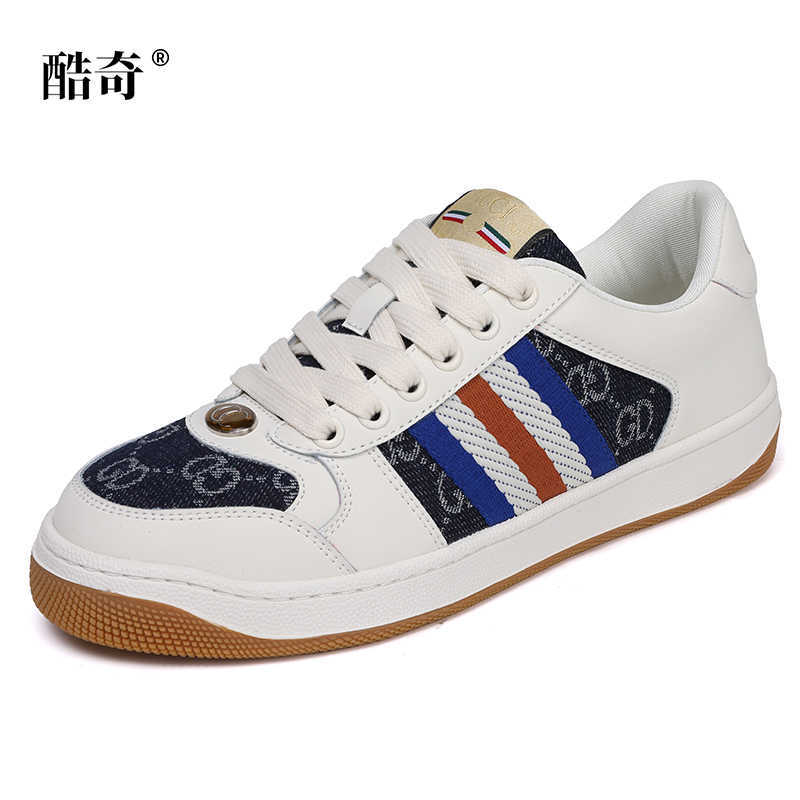 6366 2025 Designer Sneakers Casual Shoes Striped Triangle Label White Brown Sneakers High quality men's and women's Summer Shoes Lightweight
