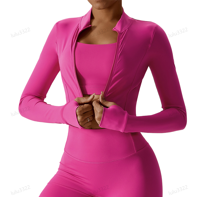 Womens Yoga Outfit Three Pieces Sets Vest+Pants+Jackets Set Exercise Close-Fitting Fitness Wear Running Elastic Workout Tracksuit