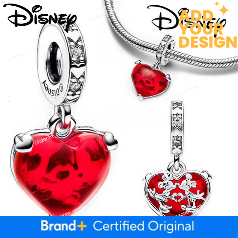 Disney 100th custom Princess Pumpkin Cart Mickey Minnie Dumbo Charm Stitch Beads Fit Original Brand Bracelets DIY Jewelry Gifts Toy W20250712