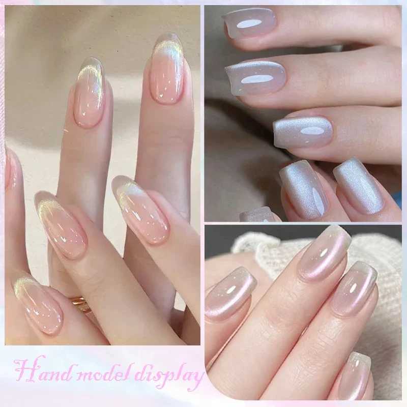 MTSSII 7ml Water Light Cat Magnetic Gel Nail Polish Colored Glass Bead Effect Transparent Soak Off UV Gel LED Nail Art VarnishT251127