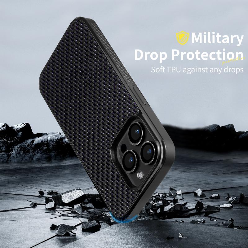 Carbon fiber twill case for iPhone16/15/14/13 pro Max