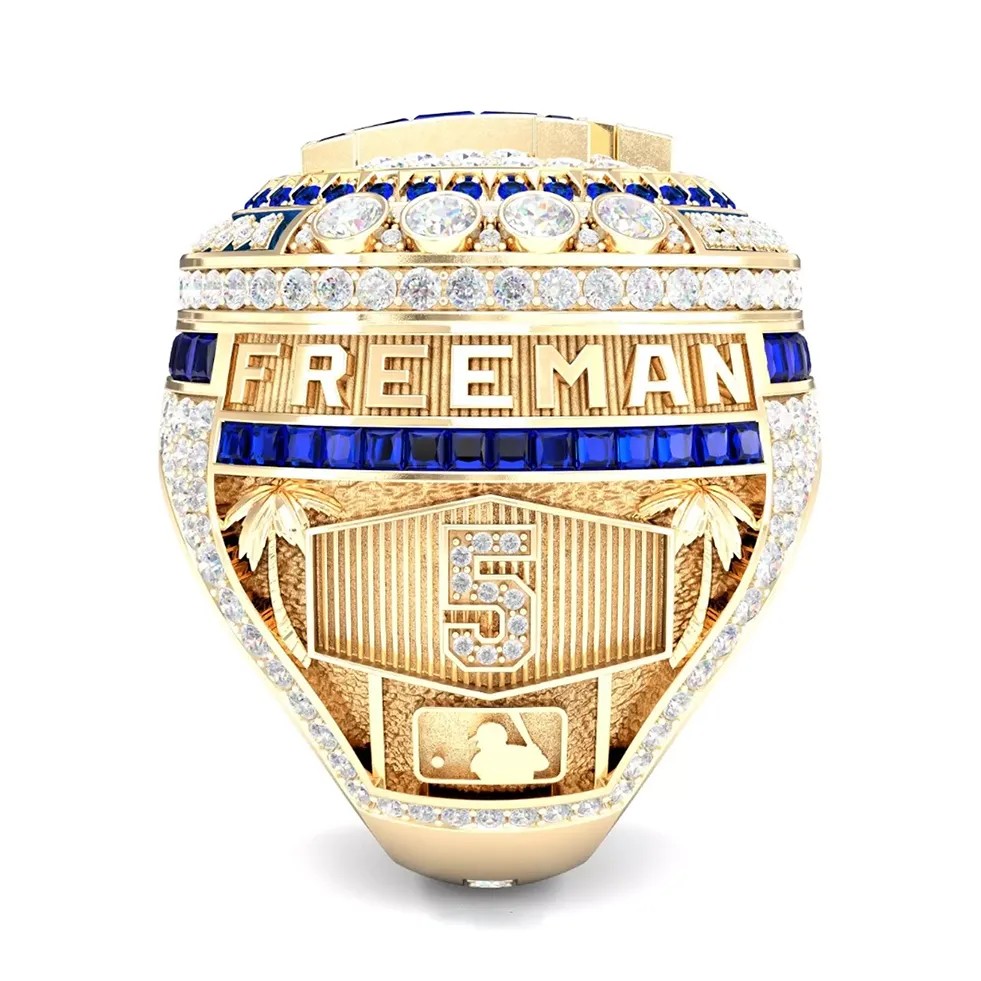New 2025 World Series Dodge Freeman Team Champions Championship Ring Souvenir Fan Men Gift