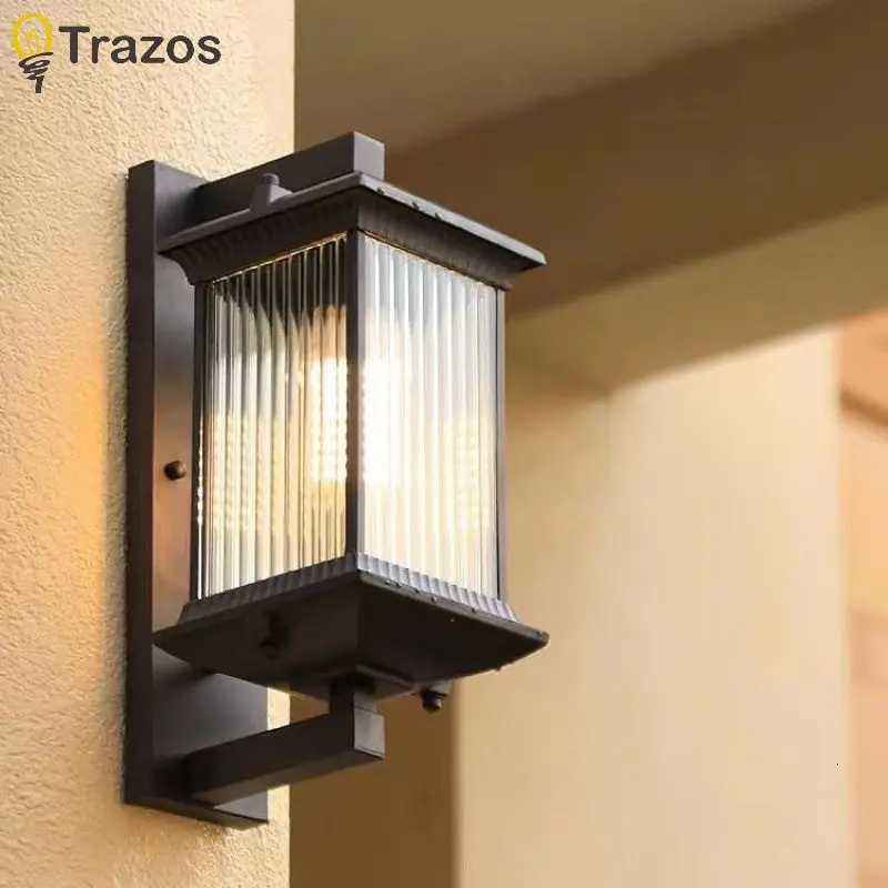 Aisle Wall Light Outdoor Garden Courtyard Exterior Wall Corridor Balcony Light Modern New Chinese Villa Door Light Wall LightM251127