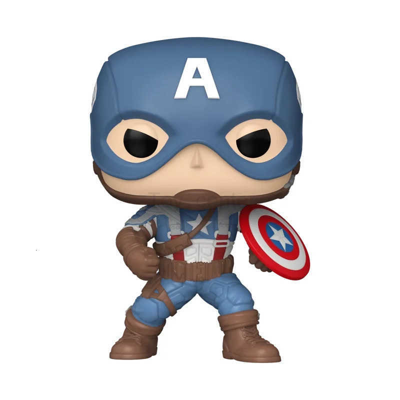 Disney Genuine Edition FUNKO POMarvel SeriesThe Avengers Captain America Anime Action Figure Ornament Model Toys Collectible Model H251127