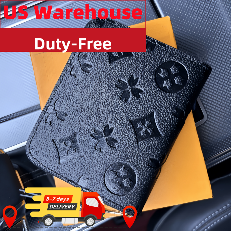 2025 Designer Wallets high quality Purses Holders card holder fashion handbag Men ZIPPY COIN PURSE MY WORLD TOUR Leather Women MINI Key Pocket Zipper wallet