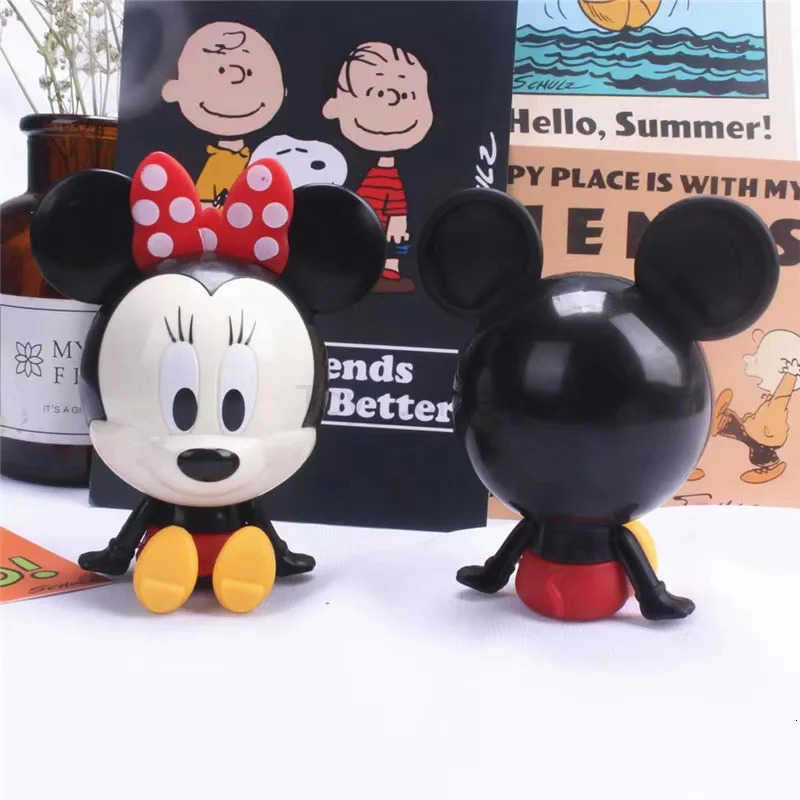 Disney Cartoon Mickey Minnie Mouse Baking Cake Decoration Ornaments Cake Topper for Kids Birthday Party Decoration Supplies Toys Gifts H251127