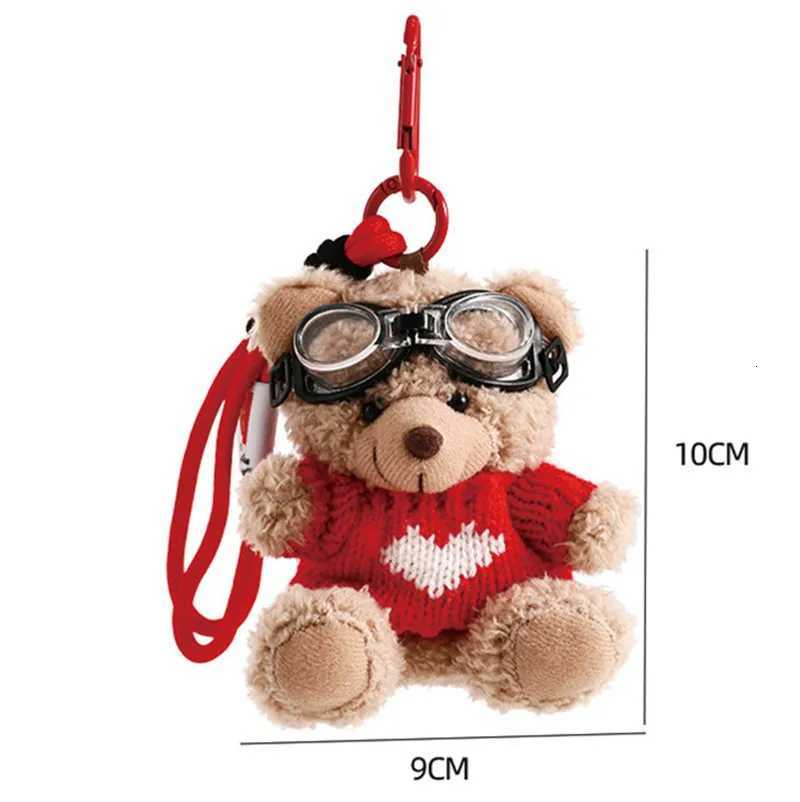 Cartoon Brown Bear Doll Plush Bear Pendant Bag Accessories Cute Plush Hangings Ornament Bag PendantT251127