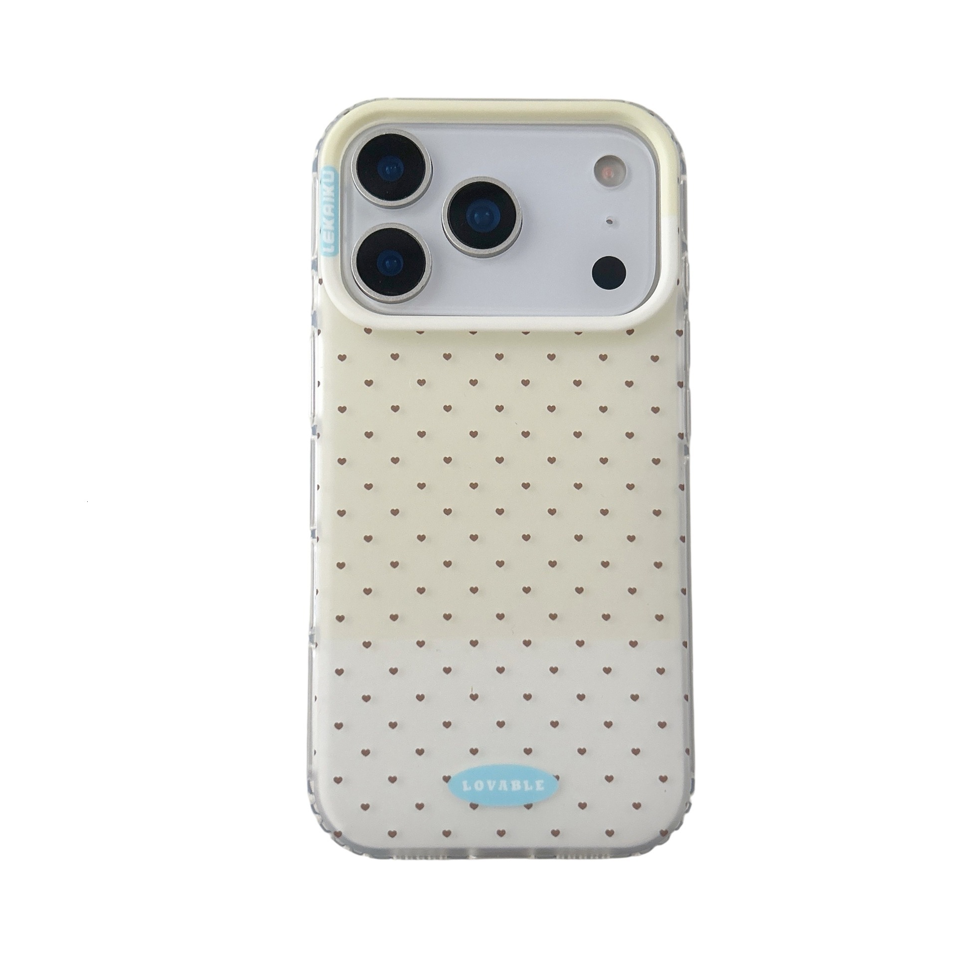 Dopamine Heart Polka Dot iPhone 17 Pro Max Phone Case Compatible Style with Simple Apple 16 Pro 15 Hard