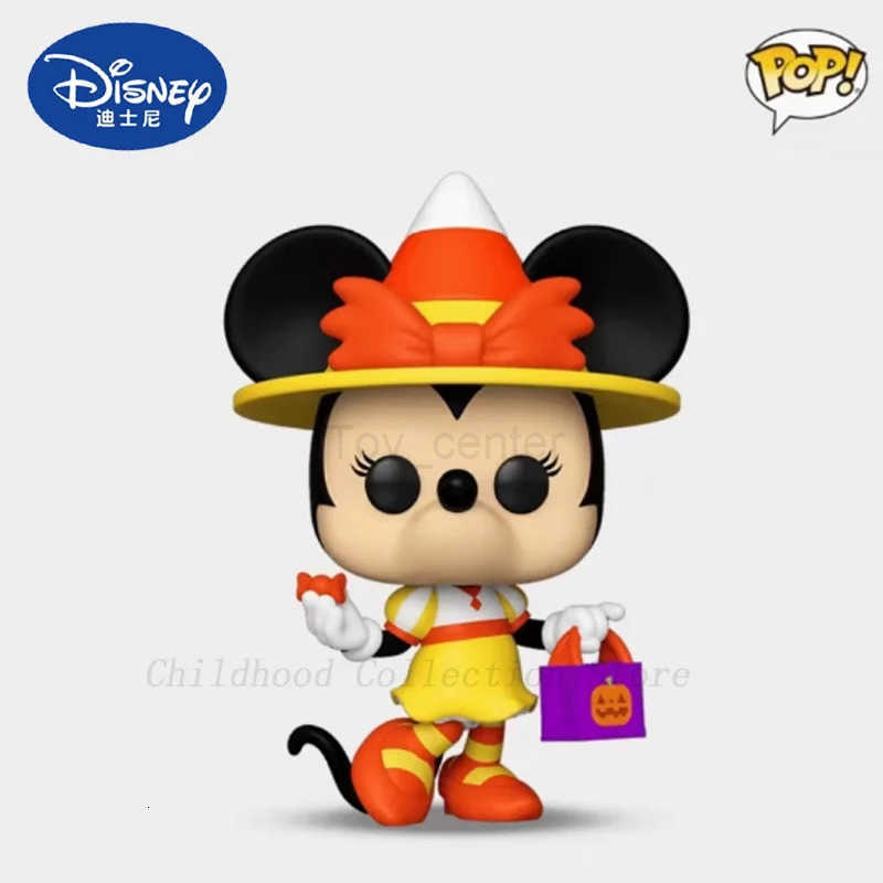 Disney Kawaii Halloween Minnie Mouse Action Figure Toys Mickey Mouse 1219 Anime Dolls Desktop Ornaments Collection Model Gifts H251127