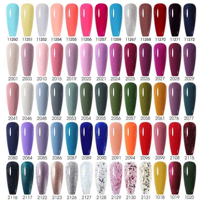 NAILCO 15ml Summer Color Gel Nail Polish Semi Permanent Gel Varnishes Nails Art Hybrid Nail Gel Polish Manicure UV Top Base CoatT251127