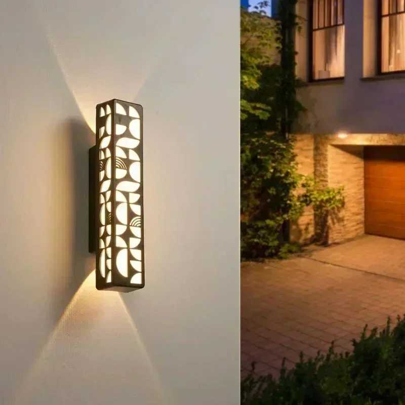 Minimalist Wall Sconce Lights Retro Rectangular Outdoor Light 85-265V Garden Home Decorative Wall Light Porch Lamp WaterproofM251127