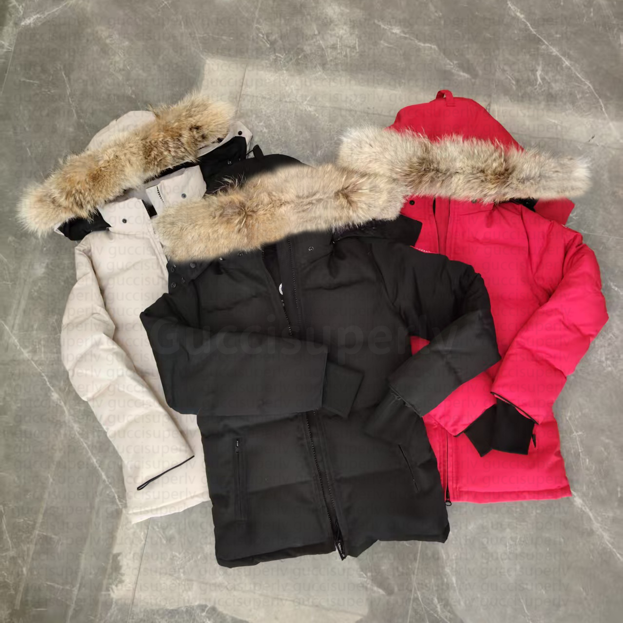 Designer Women Down Puffer Jacket Fashion Brand Long Coat Large Pocket Fur Collar Thermal Top Female womens goosewomen autumn winter Large Clothing Coats