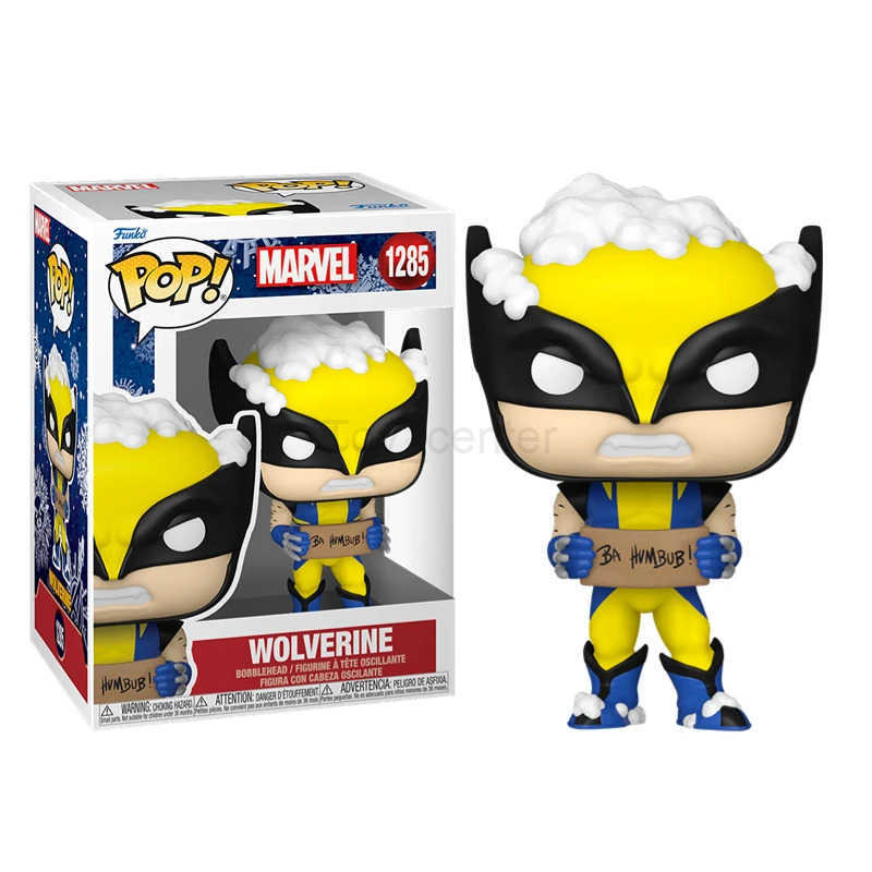 Disney Funko Pop Marvel Holiday Christmas Iron Man Action Figure Anime Spider-Man Deadpool Vinyl figures Collectible Model Decor Gift H251127