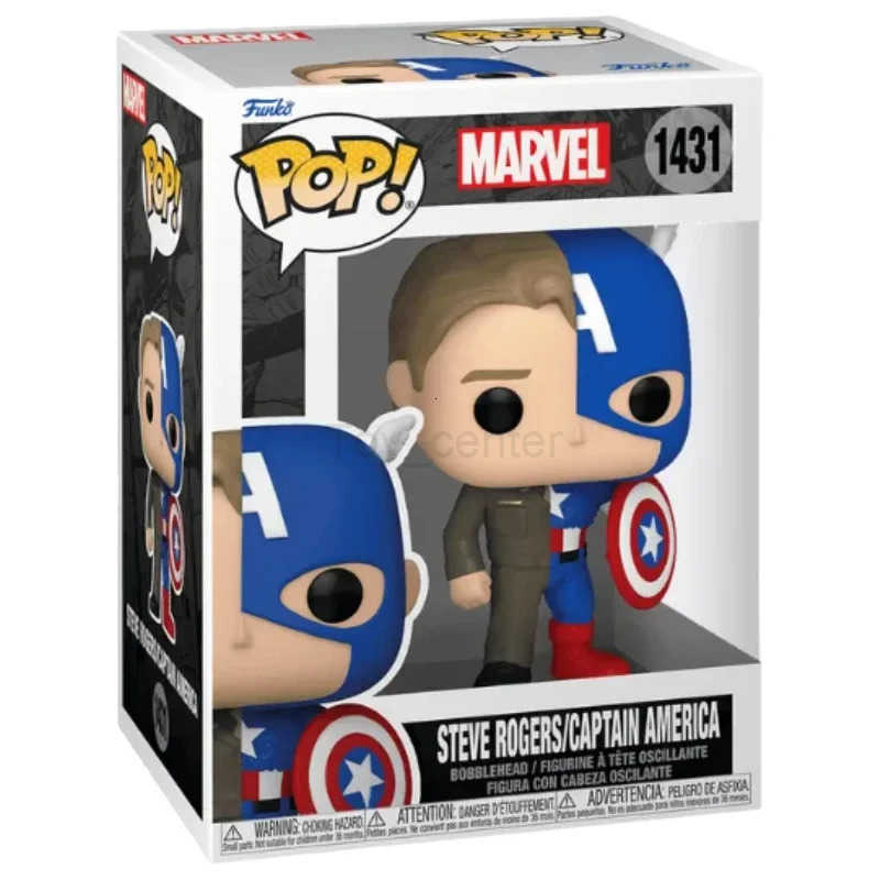 Disney FUNKO POP Original Iron Man Spider-Man Captain America Action Figure Toys for Boys Girls Kids Gift Collectible Model Ornaments H251127