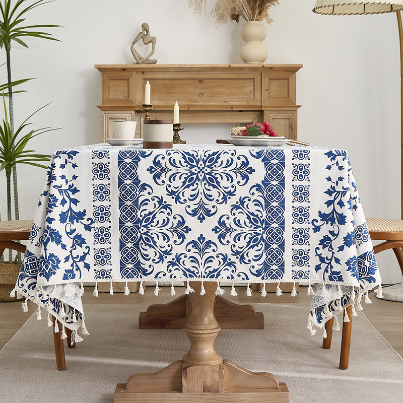 Tablecloth decoration, dustproof and heat-insulating, home dining tablecloth, coffee table cloth. L3TJ01