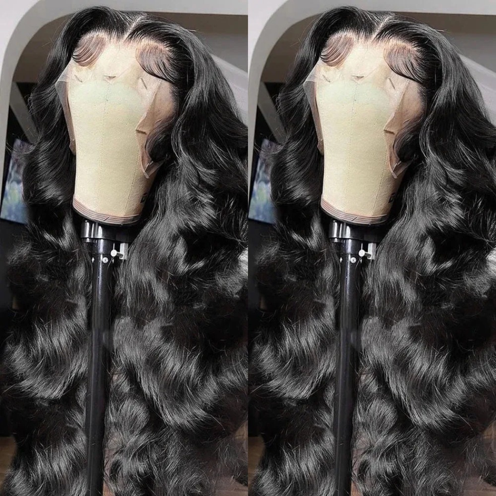Body Wave Wig Human Hair Black Long Glueless Frontal 13x6 Hd 360 Full Lace Human Hair Wigs For Women