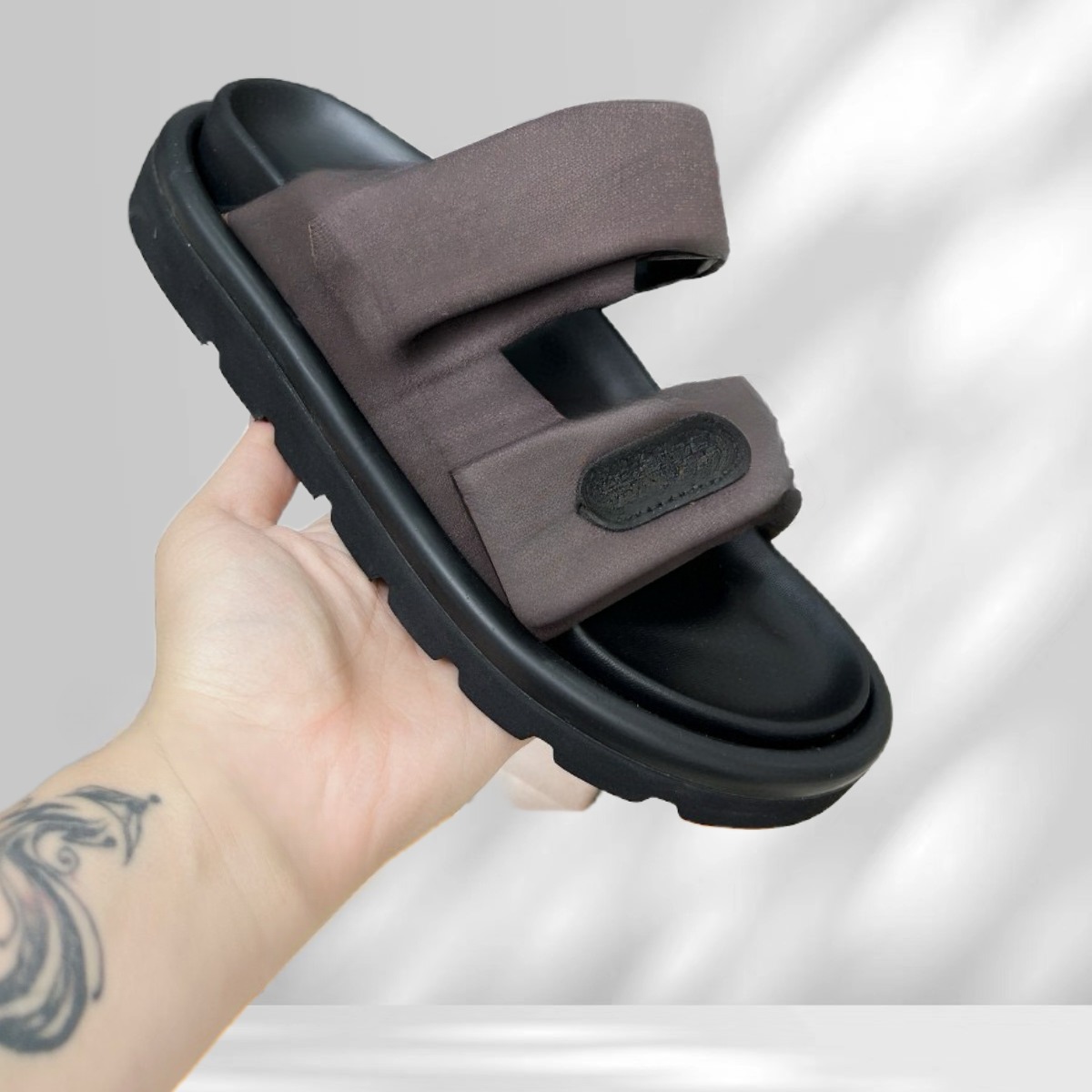 Brown Summer Slippers Flats Classic Dress Sandal Women