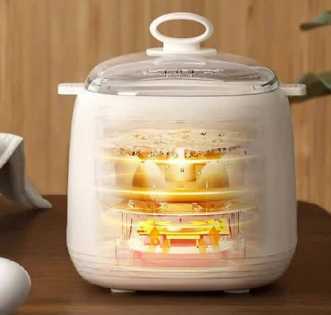 Smart Egg Cooker 300W Electric Egg Boiler Breakfast Machine Egg Custard Steaming Cooker Auto-Off Generic Omelette Cooking Tools J251114
