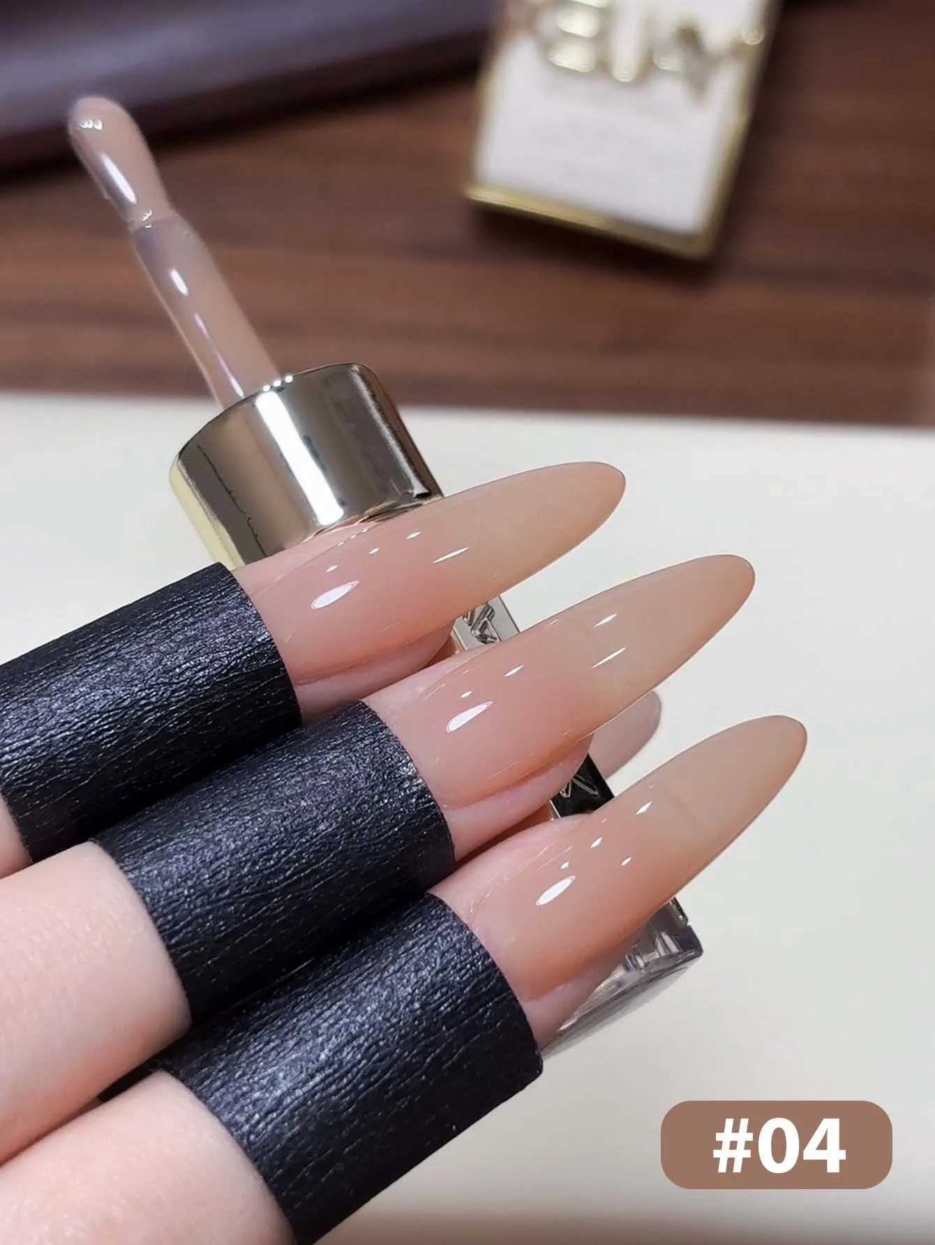 15ML Naked Nail Gel Polish Nails Gel Polish Semi Permanent Varnish Nail Glue Soak Off UV LED Nail Polish Manicure Nail SuppliesT251127