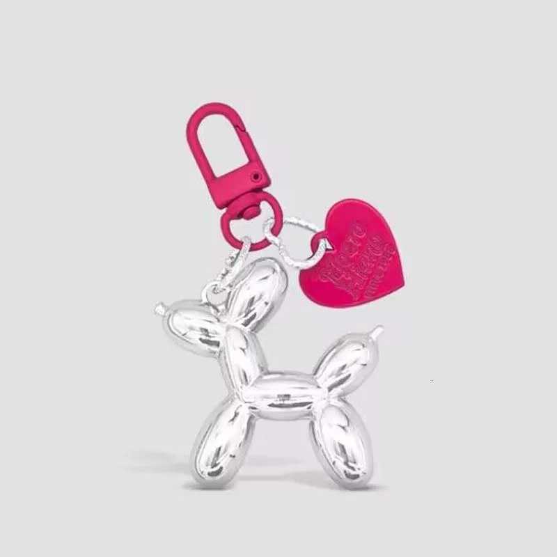 Balloon Dog Keychain Models for Girls Sweet Ins Style Balloon Dog Phone Chain Key Buckle Accessories Bag Pendant Toys NewT251127