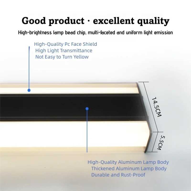 Outdoor waterproof LED long wall lamp villa courtyard balcony entrance door outdoor aluminum lighting fixture IP65M251127