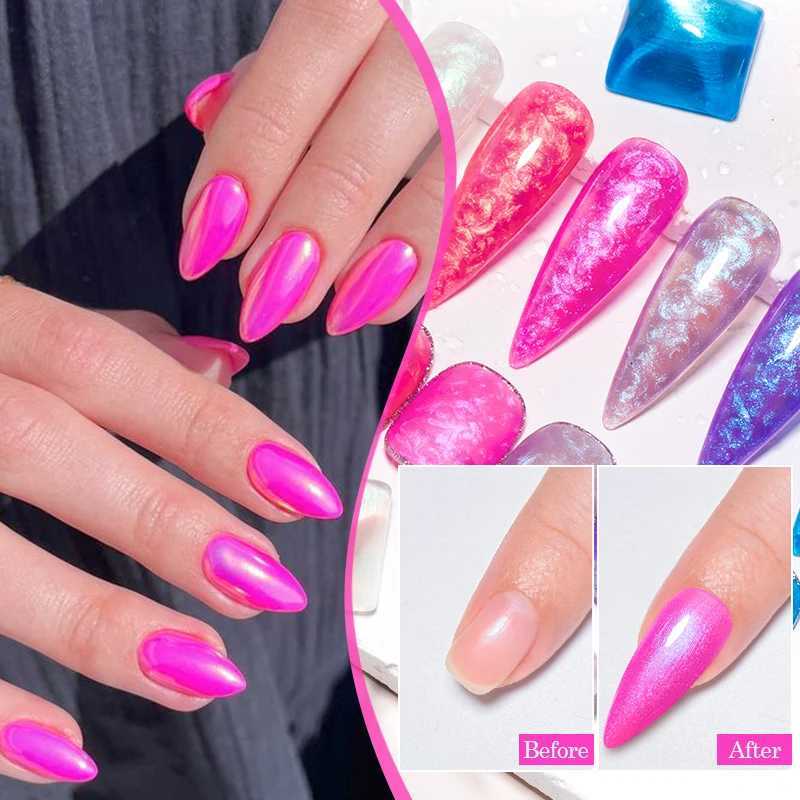 MEET ACROSS 7ml Thread Shell Rubber Base Gel 2 IN 1 Function Gel For Nails Soak Off UV LED Nail Art Gel Varnish ManicureT251127