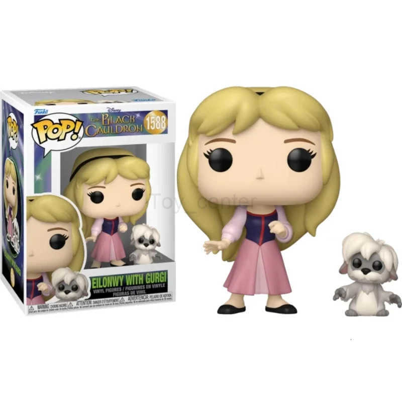 Disney Funko POP Original Anime Figure Eilonwy with Gurgi Action Figure Toys for Boys Girls Gift Collectible Model Ornaments H251127