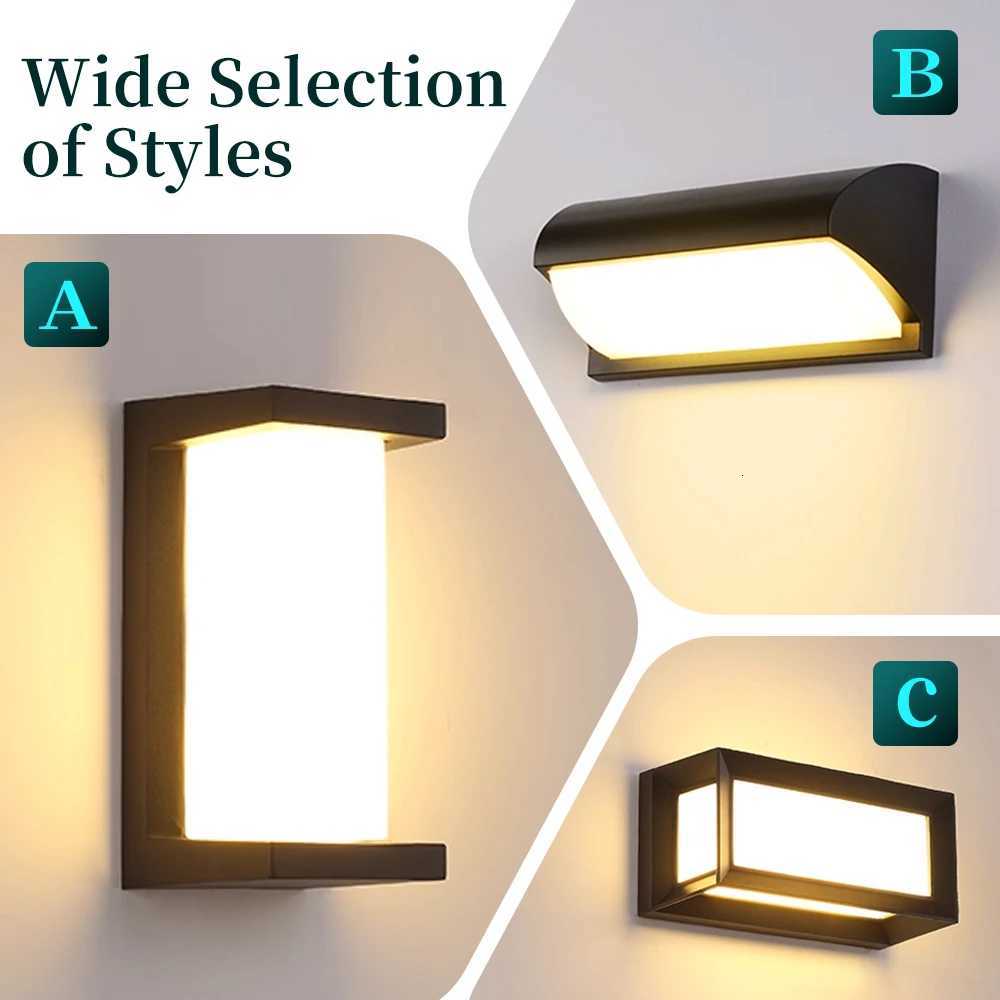 LED Outdoor Wall Light IP65 Waterproof Porch Light 25W Energy Saving Light Indoor For Garden Corridor Balcony Decor Wall LightM251127