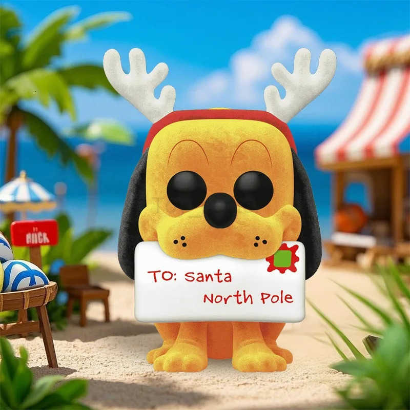 Disney Funko POP Original Mickey Minnie Donald Duck Fitness Suit PLUTO Action Figure Toys for Boys Girls Kids Christmas Gift Model H251127