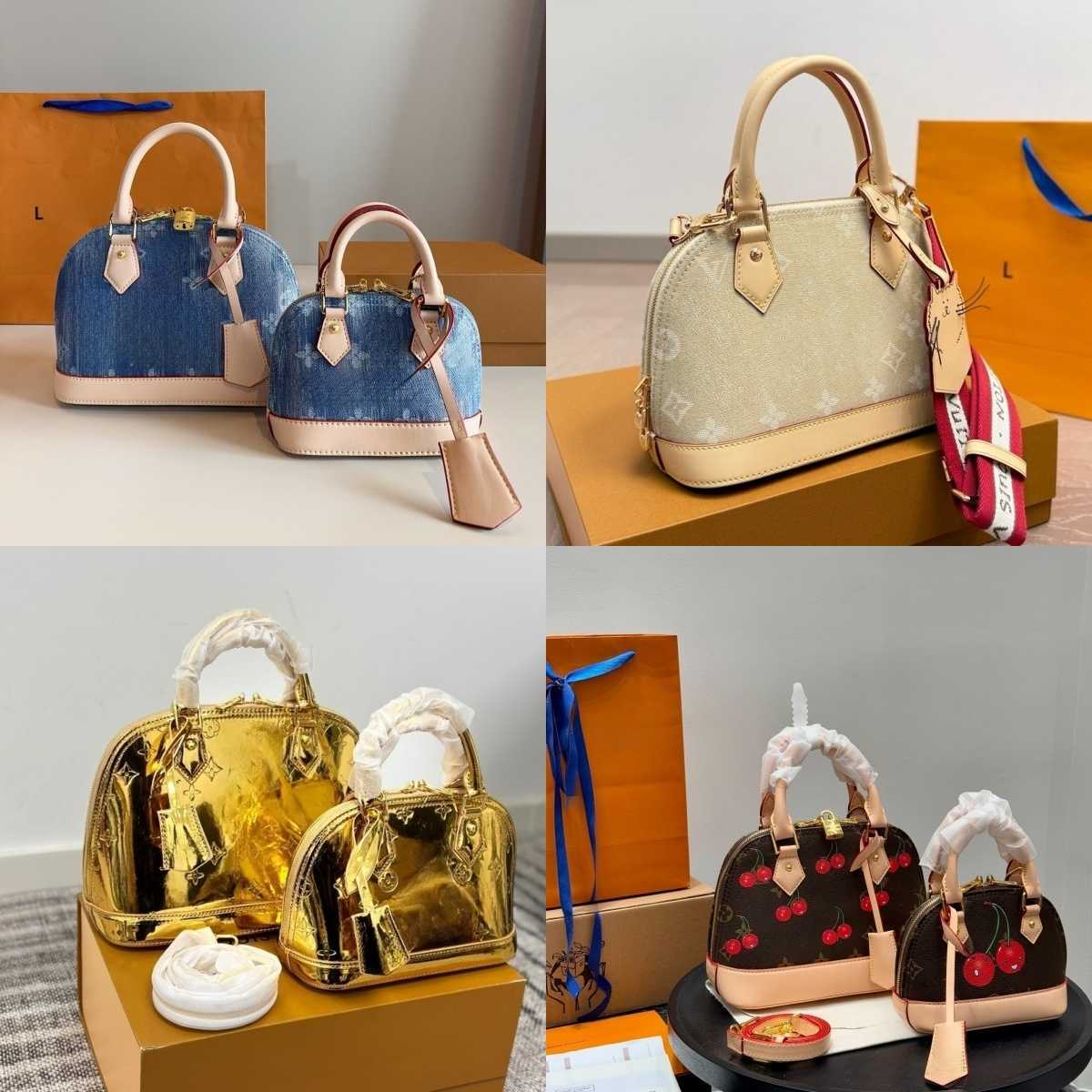 Evening Bags Designer luxury Women Shoulder bag Crossbody Bags Trendy Leather Emed ral Locks Handle Bags Key Wallets L shell bags