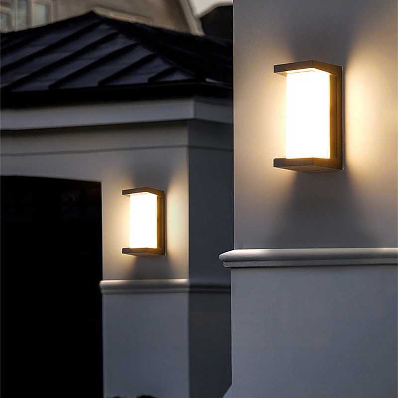 E27 Outdoor LED Wall Lamp 15W/25W Waterproof IP65 Aluminum Sconce Garden Courtyard Home Decor Wall Mount Street Lighting FixtureM251127