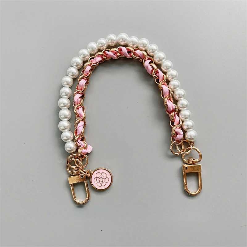 1PC Vintage beads Bag Strap for Handbag Double Layer Chain Pearl Phone Lanyard DIY Purse Replacement Handles Bag AccessoryT251127