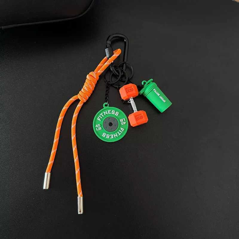 Fitness Keychain for Gym Lovers Premium Gift Sports Enthusiasts Accessories for Workout Bags Water Bottles D-shaped BuckleT251127