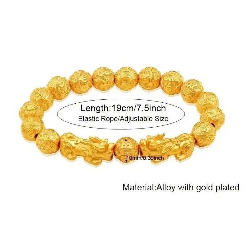 1pc Charm 10mm Natural Beads Single Attract Wealth And Good Luck Wrist Chain C251105