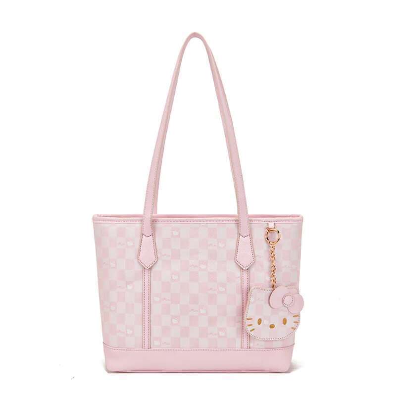 Designer Bag Cartoon Printed Handbag Fashion Casual Shoulder Women's Large Capacity Tote Pink Bag
