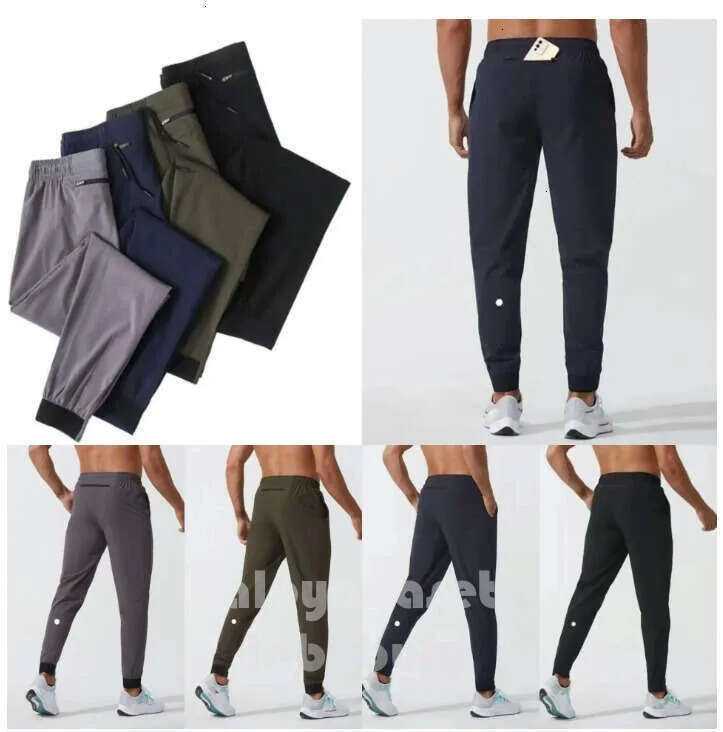 NEW shorts Long luluity lemonics men set Pants Sport Yoga Outfit Quick Gym set Pocket Sweatpants pants Trousers Men Casual Elastic luluity lemonics leggings set zq