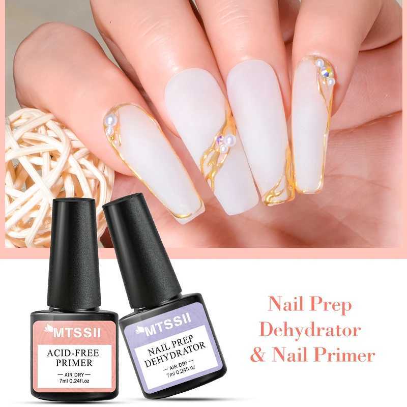 Mtssii 7ml Nail-Primer Prep Dehydrator Gel Nail Polish No Need Of UV LED Lamp Base Top Coat Nail Art Varnish ManicureT251127