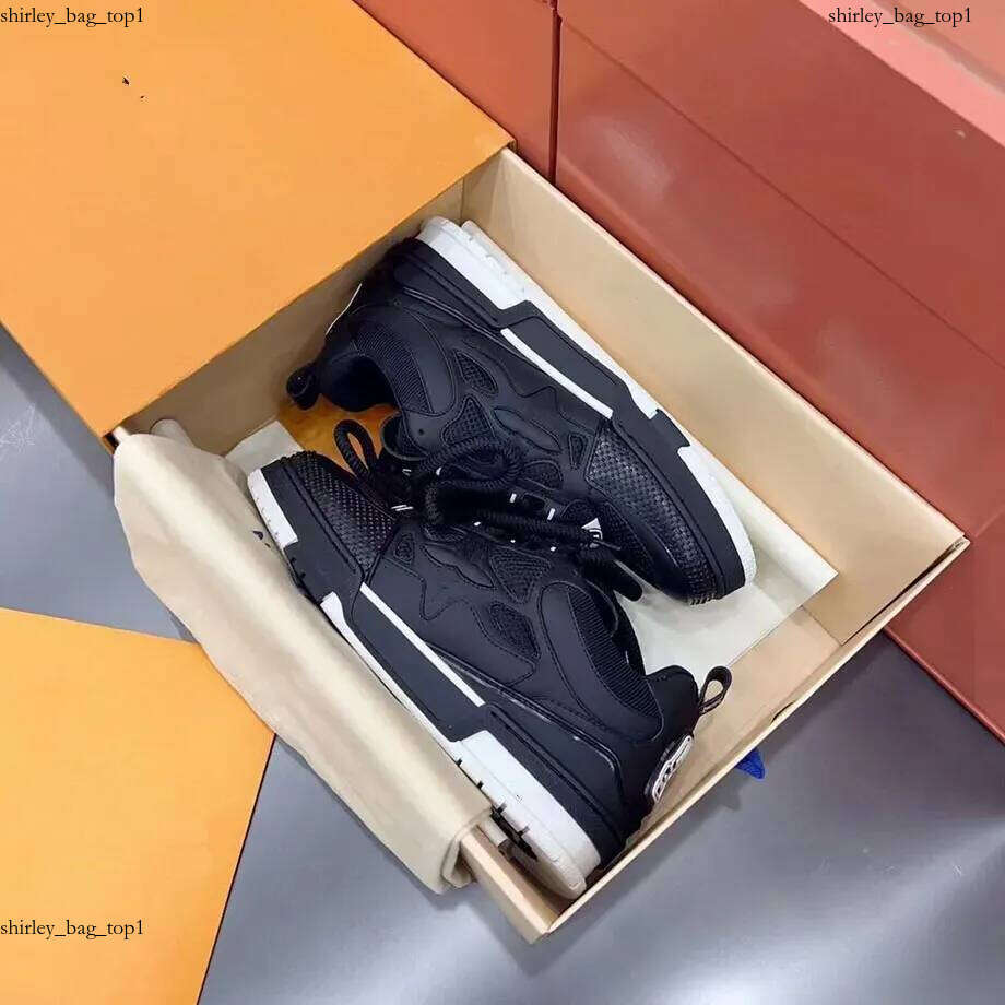 louise shoes Designer Skate Shoes Trainers High Quality Men's And Women's Sneakers Casual Fashion Running Lace-Up Low-Top Sports Breathable Black e45